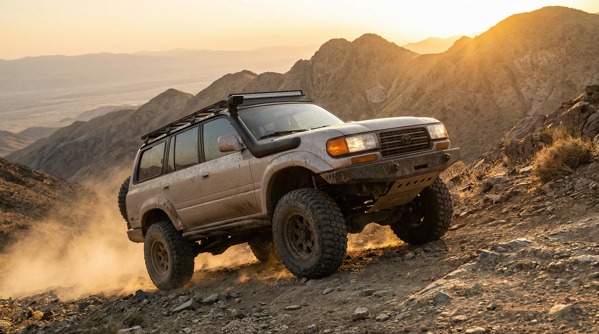 国产主播【国产主播越野测评】陆巡200改装全记录视频 | 升高悬挂+AT轮胎+顶架视频教程